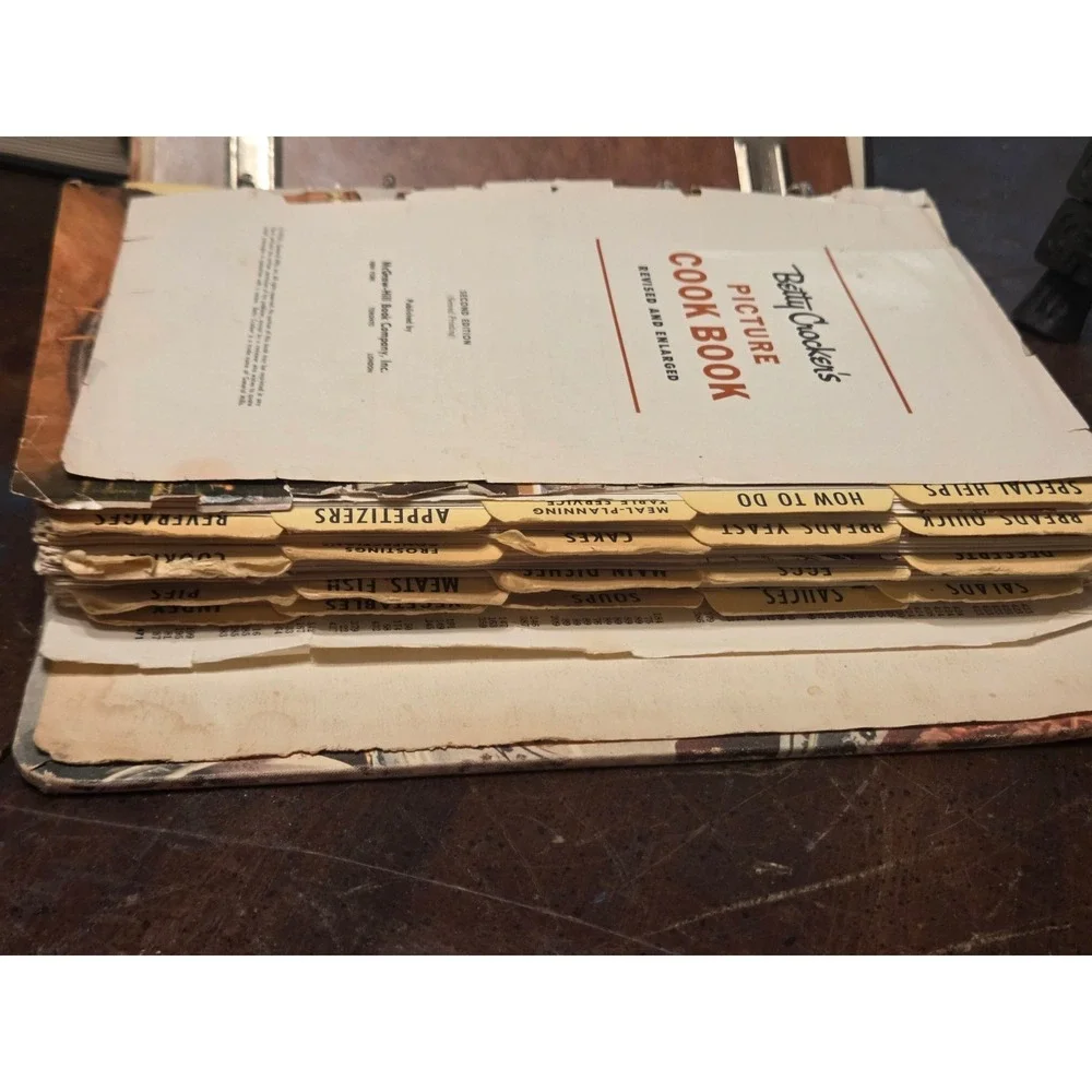 Betty Crocker Picture Cook Book 2nd Edition 2nd Printing 1956 Vintage Ring Bound